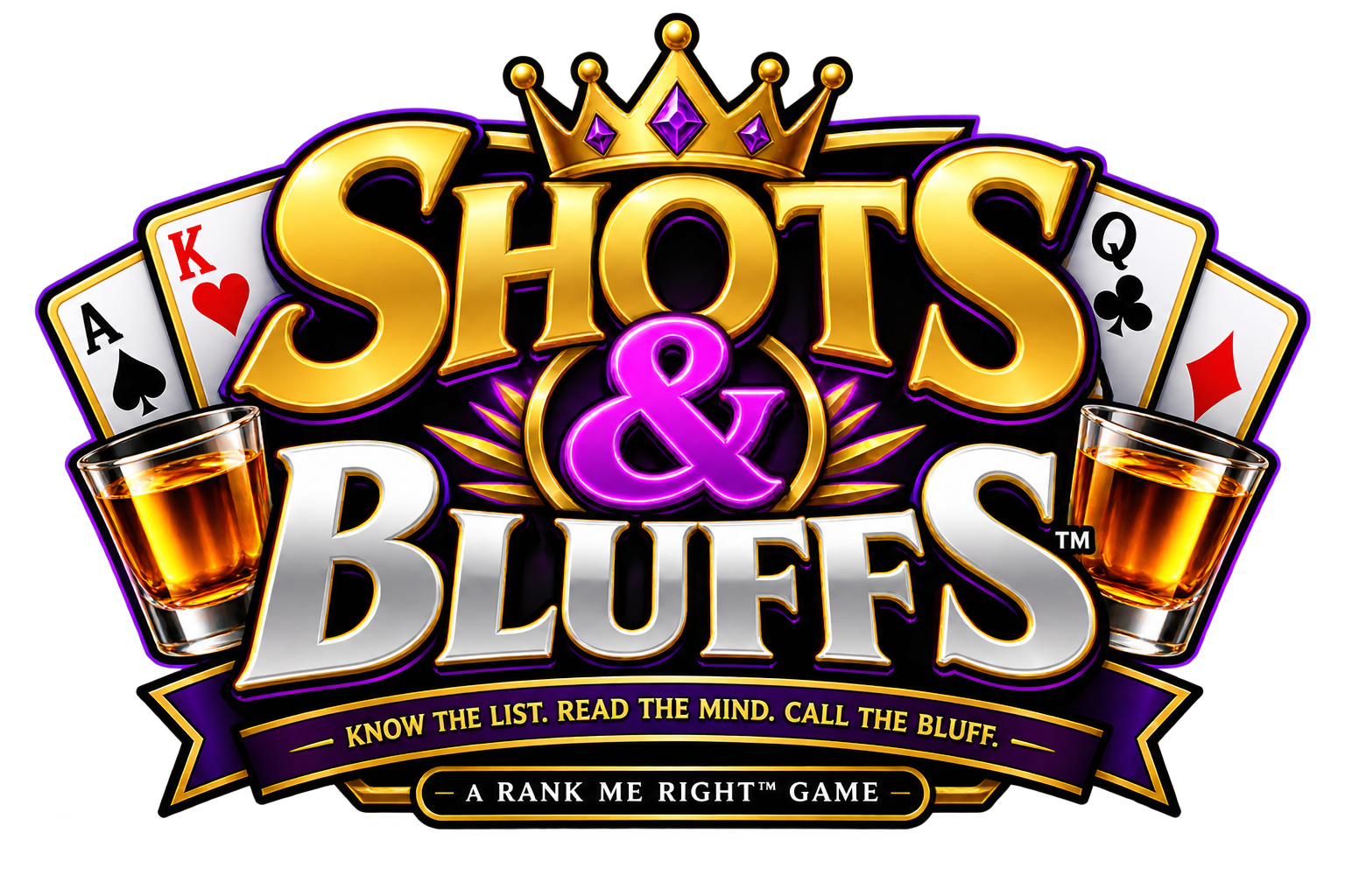 Shots & Bluffs. logo
